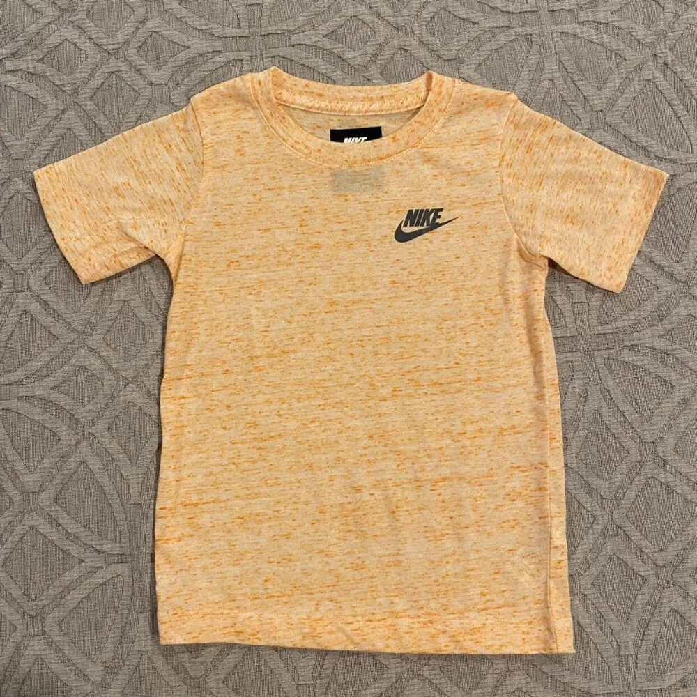 Nike Sz 4 Orange Crewneck Tee Shirt